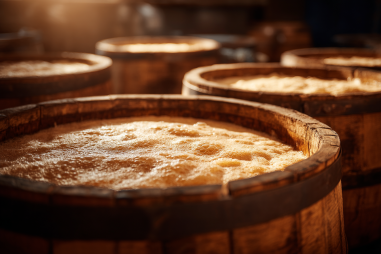 Lambic Fermentation Process