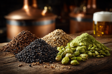 Dark Mild Beer Brewing Ingredients