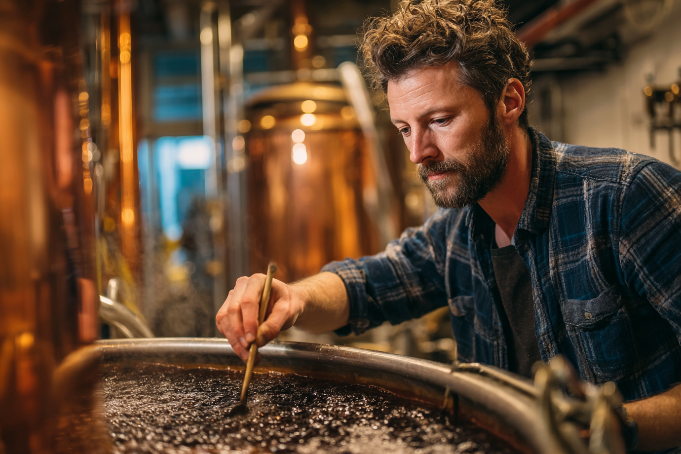 Wee Heavy Beer Brewing Process