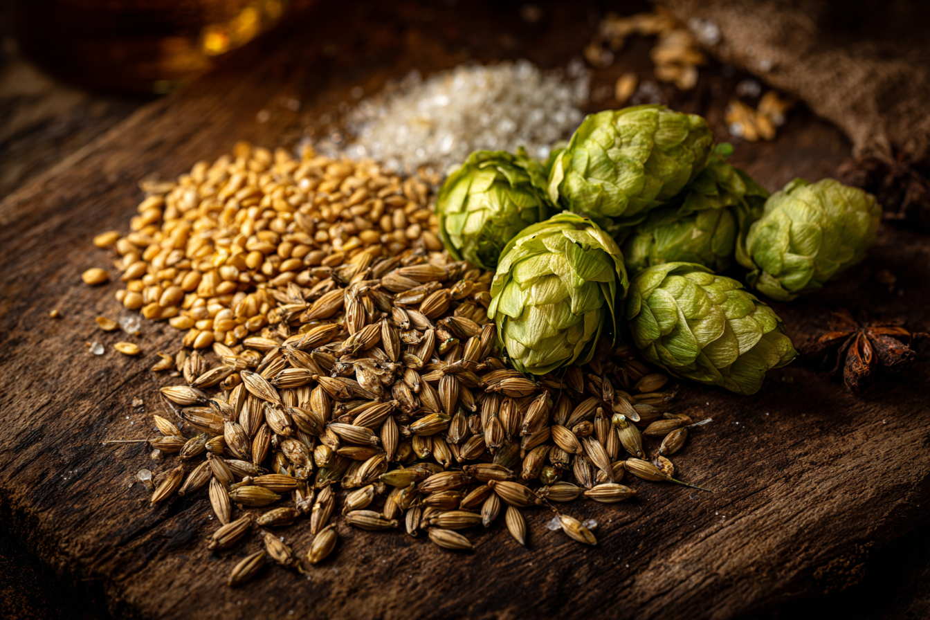 Czech Amber Lager Brewing Ingredients