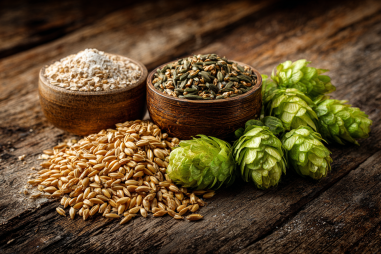 American Wheat Beer Brewing Ingredients