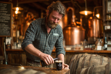 Wood-aged Stout Brewing Process